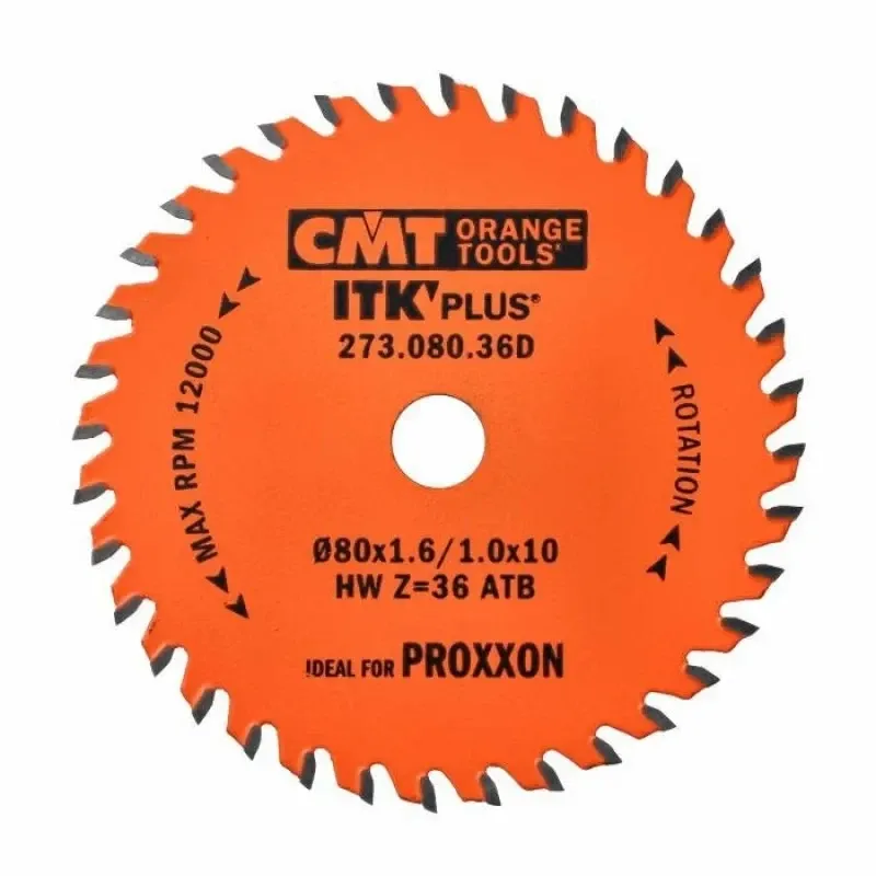 Пильний диск по дереву CMT 80x10x36z K1.6/1.0 (273.080.36D) Одеса - фото 1