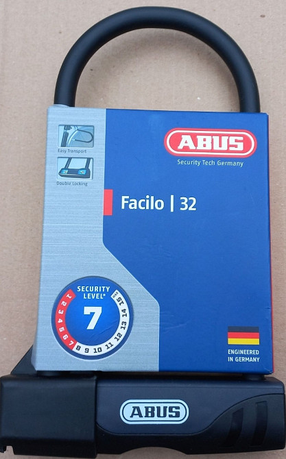 Оригинал.Самый надежный Аbus Facilo 32 U-Lock+держатель из Германии. Харьков - изображение 7