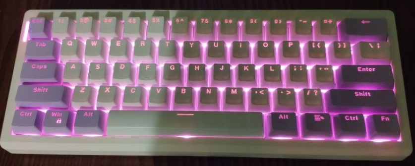 Кастомная GMK61. Беспроводная игровая механическая RGB хотсвапная клавиатура. Харьков - изображение 6