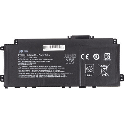 Аккумулятор для ноутбука HP Pavilion x360 14-DV Series (PP03XL) 11.55V 3400mAh PowerPlant (NB462230) Винница - изображение 1
