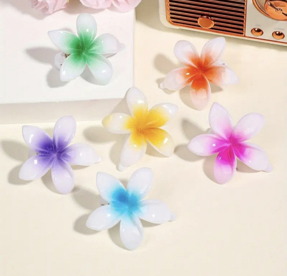 Комплект затискачів для волосся квітка 6 шт (4х4 см) Смела - изображение 5