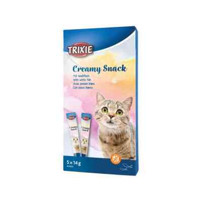 Ласощі для котів Trixie Creamy Snacks риба 14 г (4011905426839) Вінниця