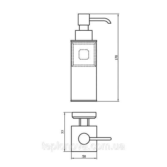 Дозатор рідкого мила TOPAZ TКВ 9932 Чернівці