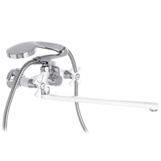 Ванночный смеситель Mixxus Omega 140 White MI2768 Харьков