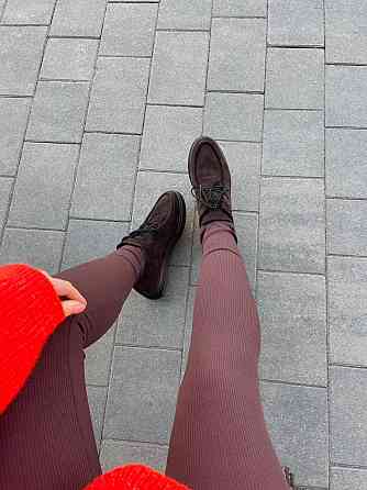 Arcoboletto Черевики жіночі Arcoboletto 305 шоколадні (весна-осінь, замша натуральна) (5771) Коломия