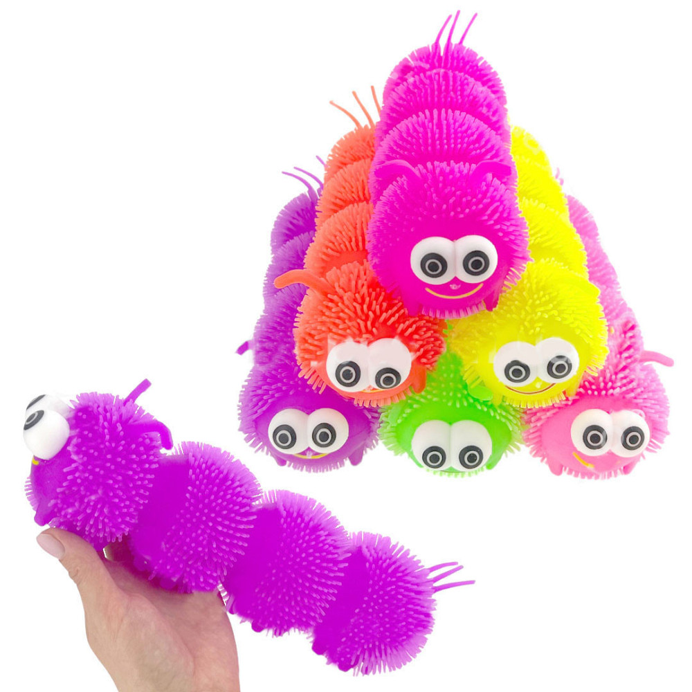 Іграшка йо-йо світяшка для дитини Гусениця велика 12 шт Київ - фото 1