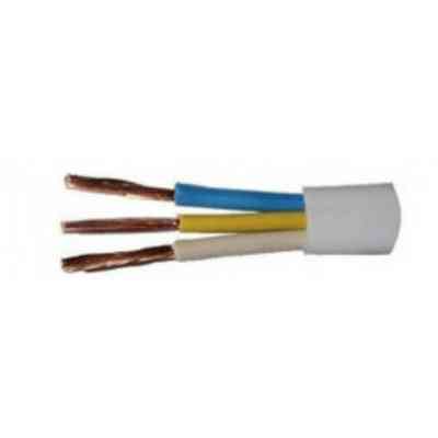 Кабель силовой ЗЗКМ 3х2.5 кв.мм гибкий, плоский, 100м (ШВВП 3x2,5 ECG / 705864) Винница