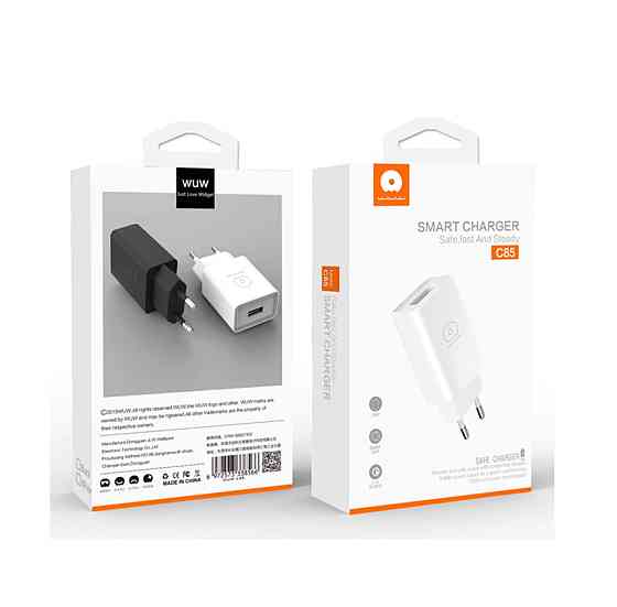 Зарядний пристрій WUW-C85 USB 2.0A white (6972573338566) Київ