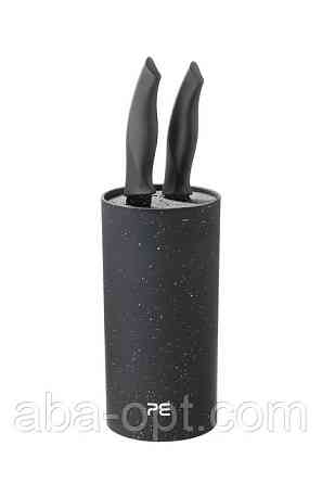Колода для ножів Блэк гранит Н 22 см (шт) 2407 Одеса