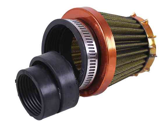 Фільтр нульовий "Конус" Ø38 мм прямий жовтий (великий) Мукачево