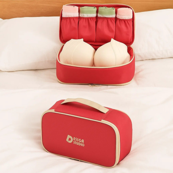 Сумочка для хранения нижнего белья,органайзер дорожный для путешествий,портативная сумка для белья,красная Каменец-Подольский