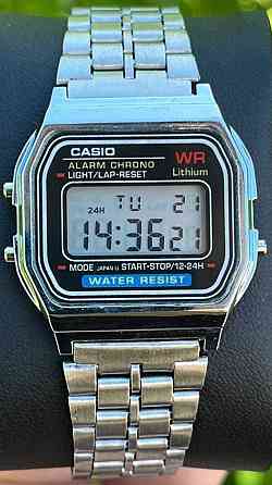 Годинник Vintage A159 silver-black | касіо A168 | часы касыо A158 Київ