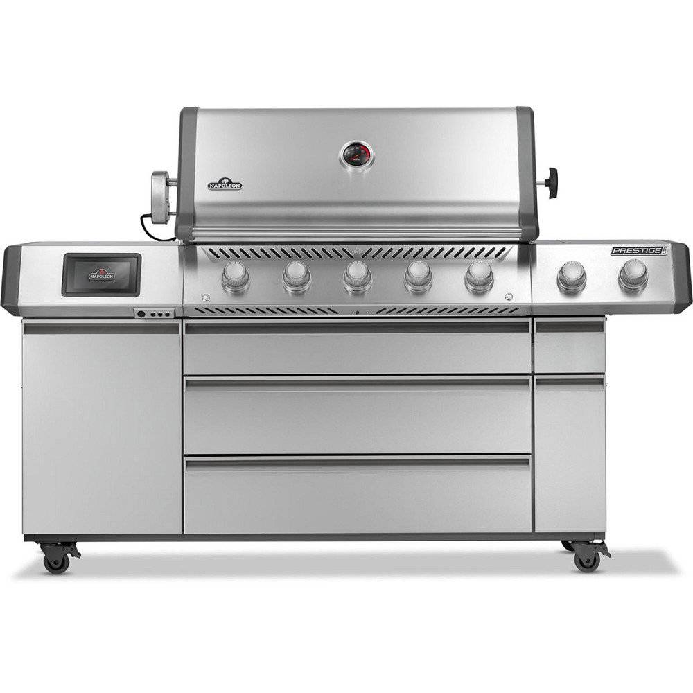 Газовий гриль Napoleon Prestige PRO 665 Connected з бічною конфоркою Sizzle Zone та вертілем нерж сталь PRO665VXRSIBPSS Код: Рівне - фото 1