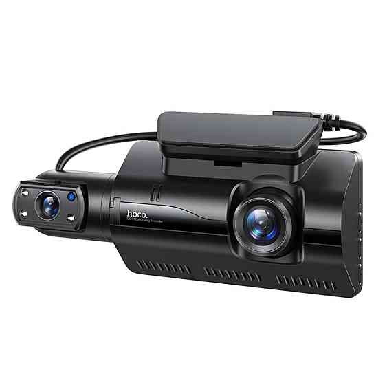 Відеореєстратор HOCO DI07 Max Driving recorder(WIFI version) Black (6931474795885) Киев
