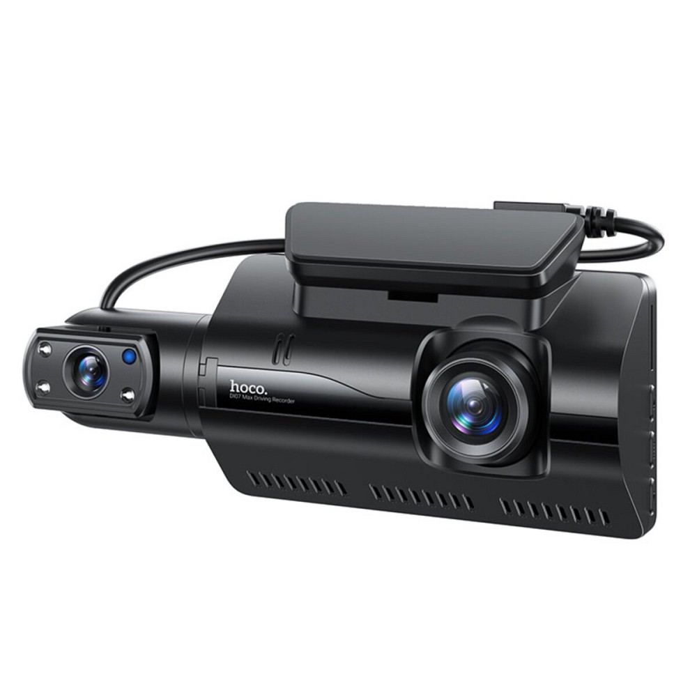 Відеореєстратор HOCO DI07 Max Driving recorder(WIFI version) Black (6931474795885) Киев - изображение 1