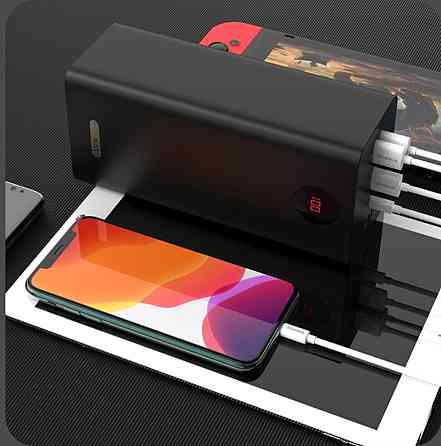 Павербанк Power bank ROMOSS 60000mAh . Rea60 , 22.5W Black. Киев