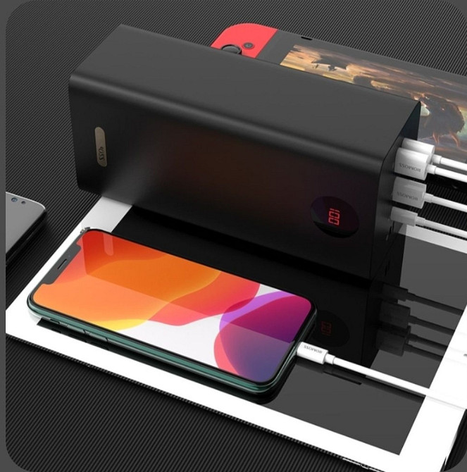 Павербанк Power bank ROMOSS 60000mAh . Rea60 , 22.5W Black. Киев - изображение 3