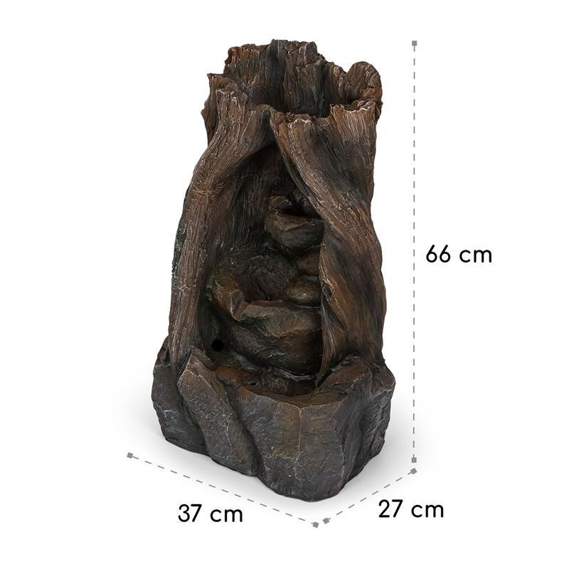 Сонячний фонтан Magic Tree 2,8 Вт, полірезин, батарея 5 год, світлодіоди імітація дерева (Німеччина, читати Рівне - фото 8