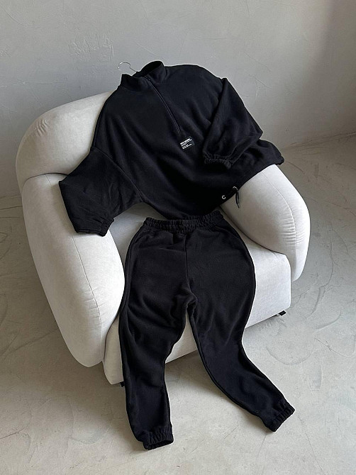 Жіночий повсякденний теплий флісовий костюм двійка  турецький двосторонній   фліс Одеса - фото 4