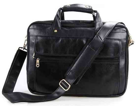 Сумка чоловіча Vintage 14242 для ноутбука 15.6 Чорна Київ
