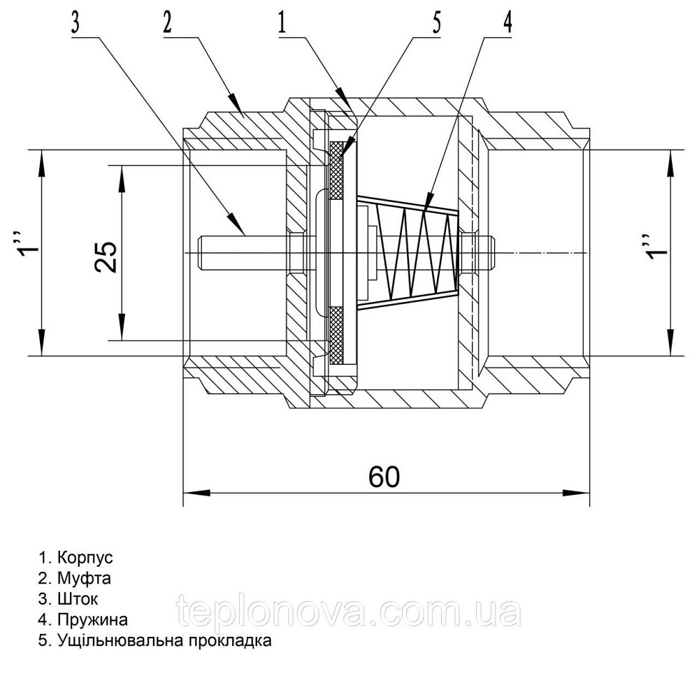 Клапан зворотного ходу води Q PROFESSIONAL 1| QP100 Чернівці - фото 2