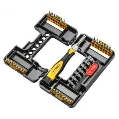 Набір інструментів Topex насадок с держателем, 37 ед. (39D343) Вінниця