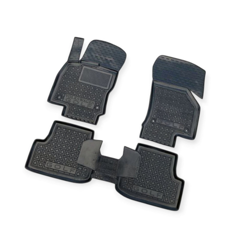 Коврики Фольцваген golf 8 2019-> борт 2,5см, с перемычкой салона Мукачево - изображение 1