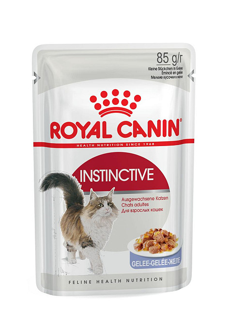 Вологий корм для дорослих котів ROYAL CANIN INSTINCTIVE IN JELLY 0.085 кг Київ - фото 1
