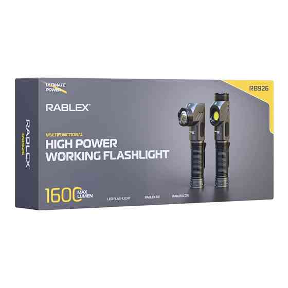 Ручний ліхтар Rablex RB926, SST40 LED, ЗП Type-C, магніт Дніпро