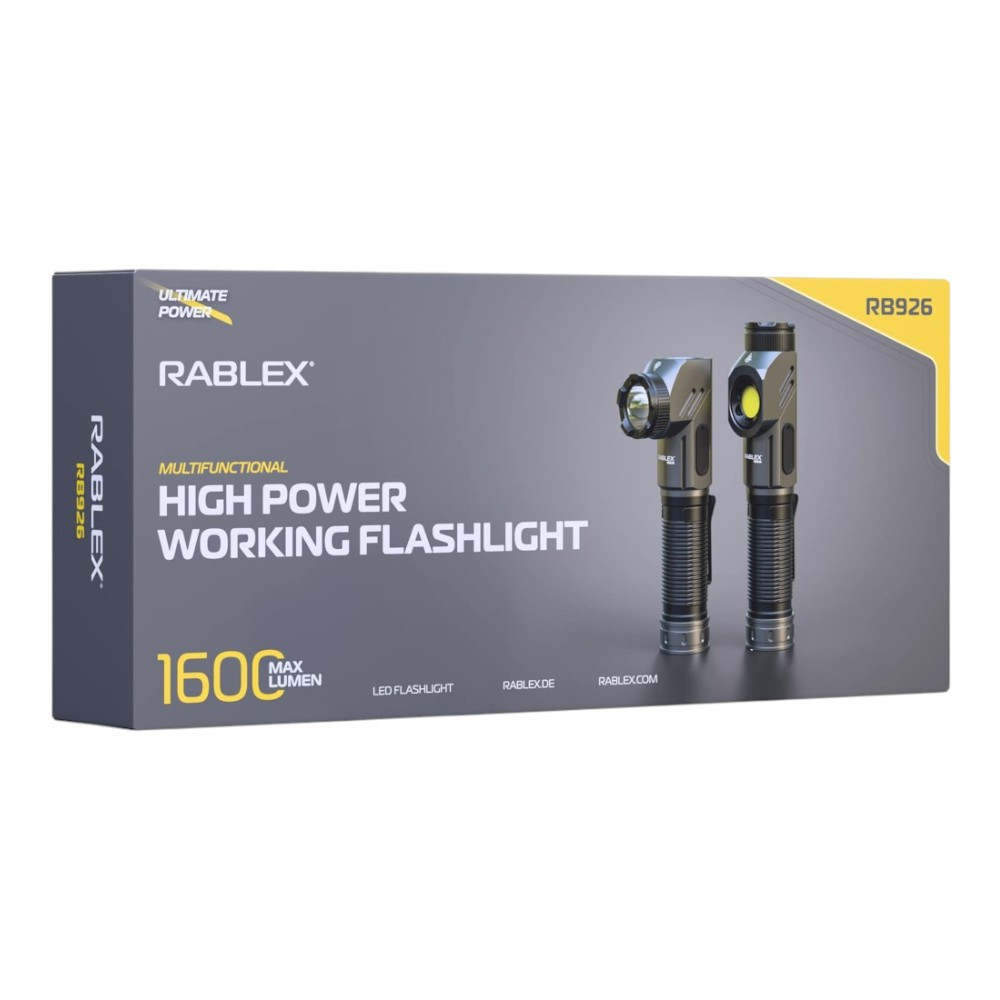 Ручний ліхтар Rablex RB926, SST40 LED, ЗП Type-C, магніт Дніпро - фото 3