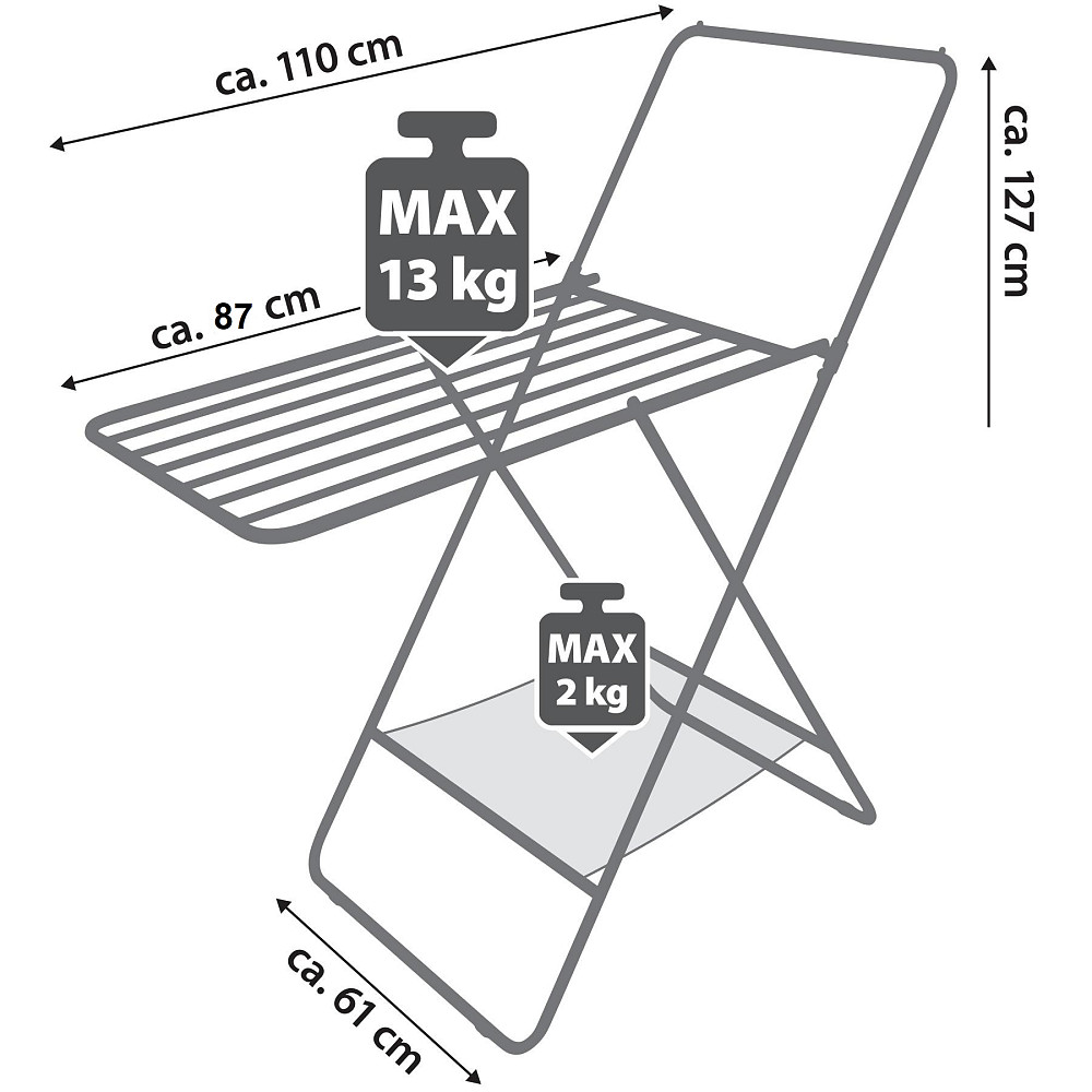 Сушарка для білизни підлогова Casa Si City 8m White (CS92282W04) Київ - фото 5