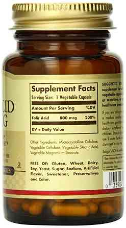 Фолиевая кислота (Folic acid) 800 мкг 250 капсул Киев