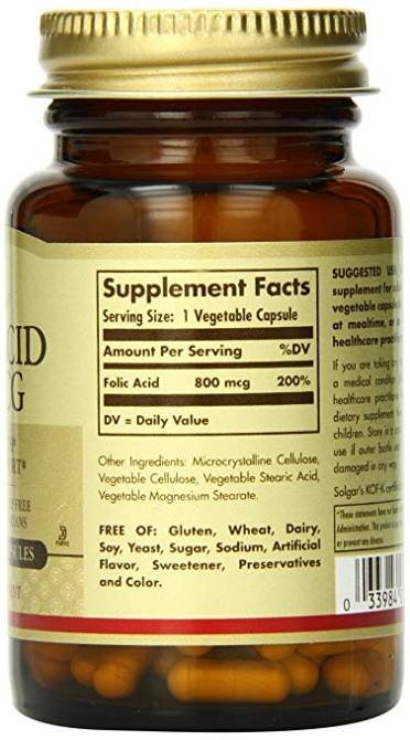 Фолиевая кислота (Folic acid) 800 мкг 250 капсул Киев - изображение 2