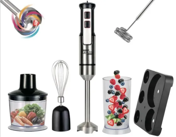 Блендер погружной домашний кухонный 6в1 Zepline ZP-117 1500Вт блендер, измельчитель, миксер Коломыя