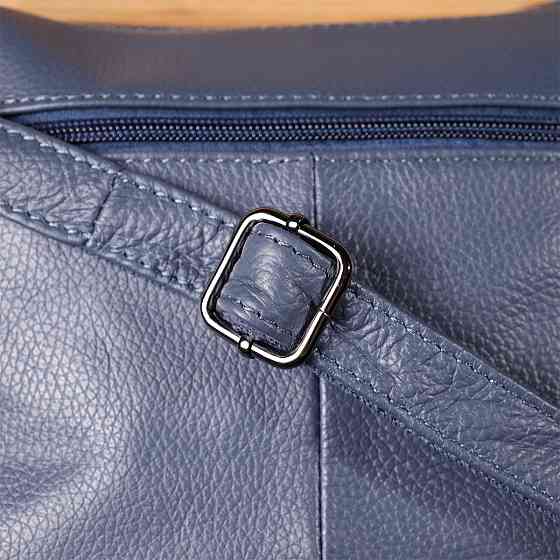 Жіноча сумка з натуральної шкіри Синій (Vintage) Київ