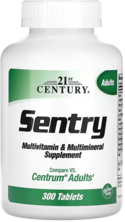 Мультивитамины 21st Century Sentry 300 таб Киев
