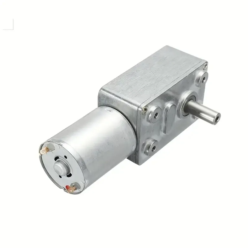 Мотор с червячным редуктором JGY-370, 12В, 100 об/мин, крутящий момент 10 кг·см, металлический корпус Киев - изображение 8