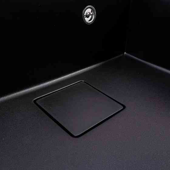 Гранітна мийка VALESO SHERLIT 6050 матова Чорна Коломыя