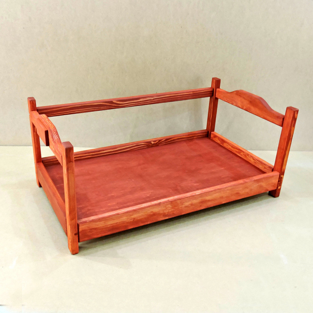 Лежак дерев'яний для собаки "Рамзай 105х60" корал Миколаїв - фото 1