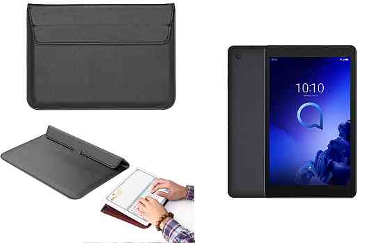 Чохол-конверт VitoCase для Alcatel 3T 10 (2020), з функцією підставки для планшета Чорний Київ
