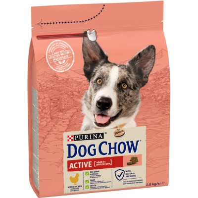 Сухий корм для собак Purina Dog Chow Active Adult зі смаком курки 2.5 кг (7613034487858) Вінниця - фото 9