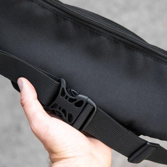 Мужская бананка с отделениями, Мужская бананка трендовая Стильная на пояс YK-31 Киев - изображение 10