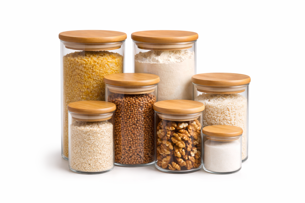 Набор банок для сыпучих и продуктов 6+1 400-1000 мл. Киев - изображение 6