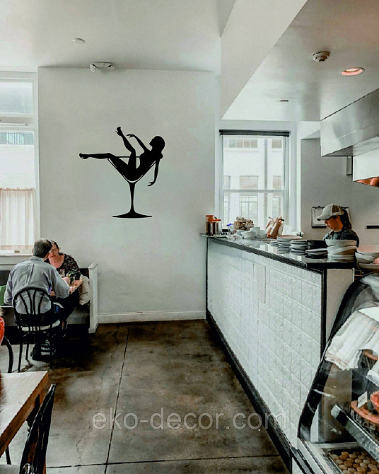 Декоративное настенное Панно «Девушка в бокале», Декор на стену Киев - изображение 7