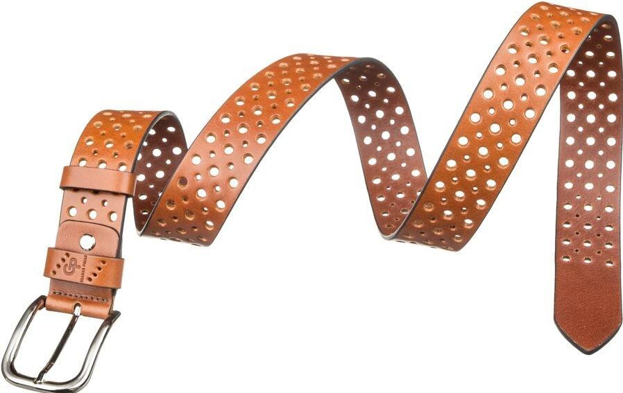 Ремінь чоловічий Grande Pelle 11052 під джинси Коричневий Київ - фото 5