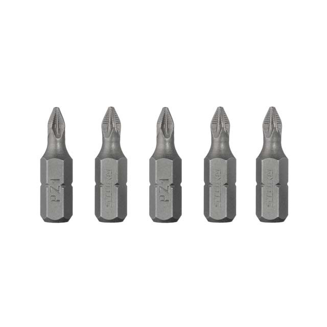Комплект викруткових насадок, PZ1, 1/4"×25 мм, ACR, S2, 5 од., STORM Львів - фото 3