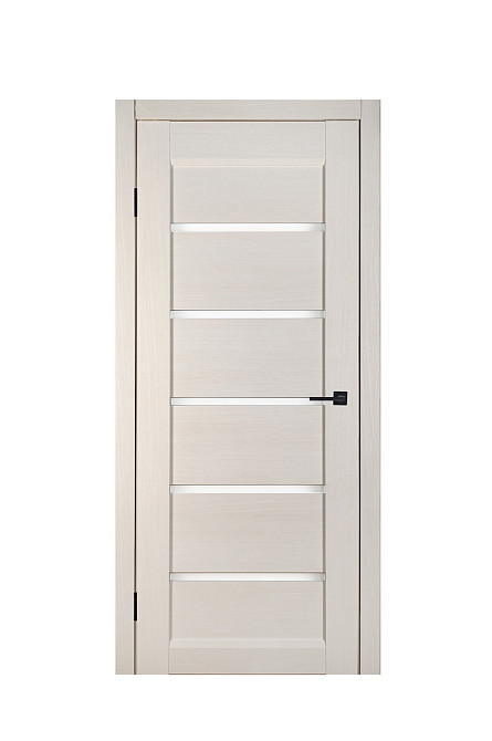 Двері Релікт Лайн 30 Крем + Скло сатин 90*200 см Красиві міжкімнатні двері Двері в спальню Київ - фото 1