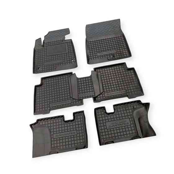 Килимки Хюндай santa fe grand 2014-> (7 місць) борт 2,5см, з перемичкою салону Мукачево