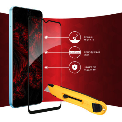 Скло захисне Intaleo Full Glue Realme C30S (1283126551918) Вінниця - фото 4