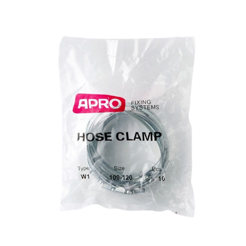 Хомут черв'ячний оцинкована сталь 50-70мм W1 50 шт/уп APRO Житомир - изображение 2